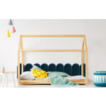 Polsterpaneel Granatblau 30 cm